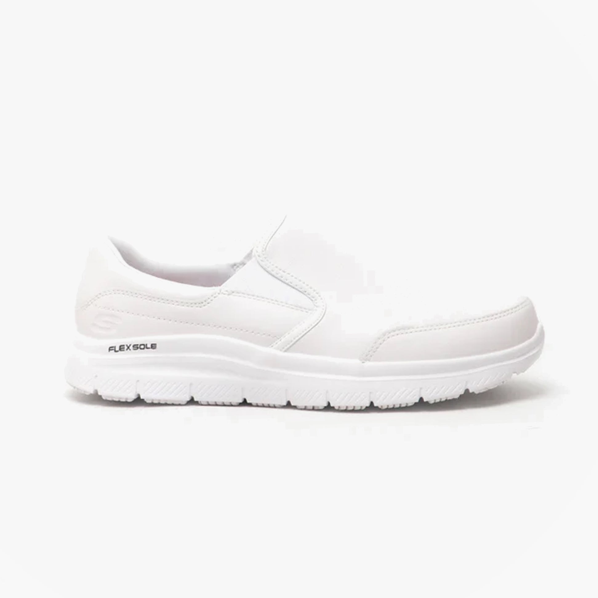 Skechers Work 77071EC FLEX ADVANTAGE- BRONWOOD SR Mens Occupational Shoes White