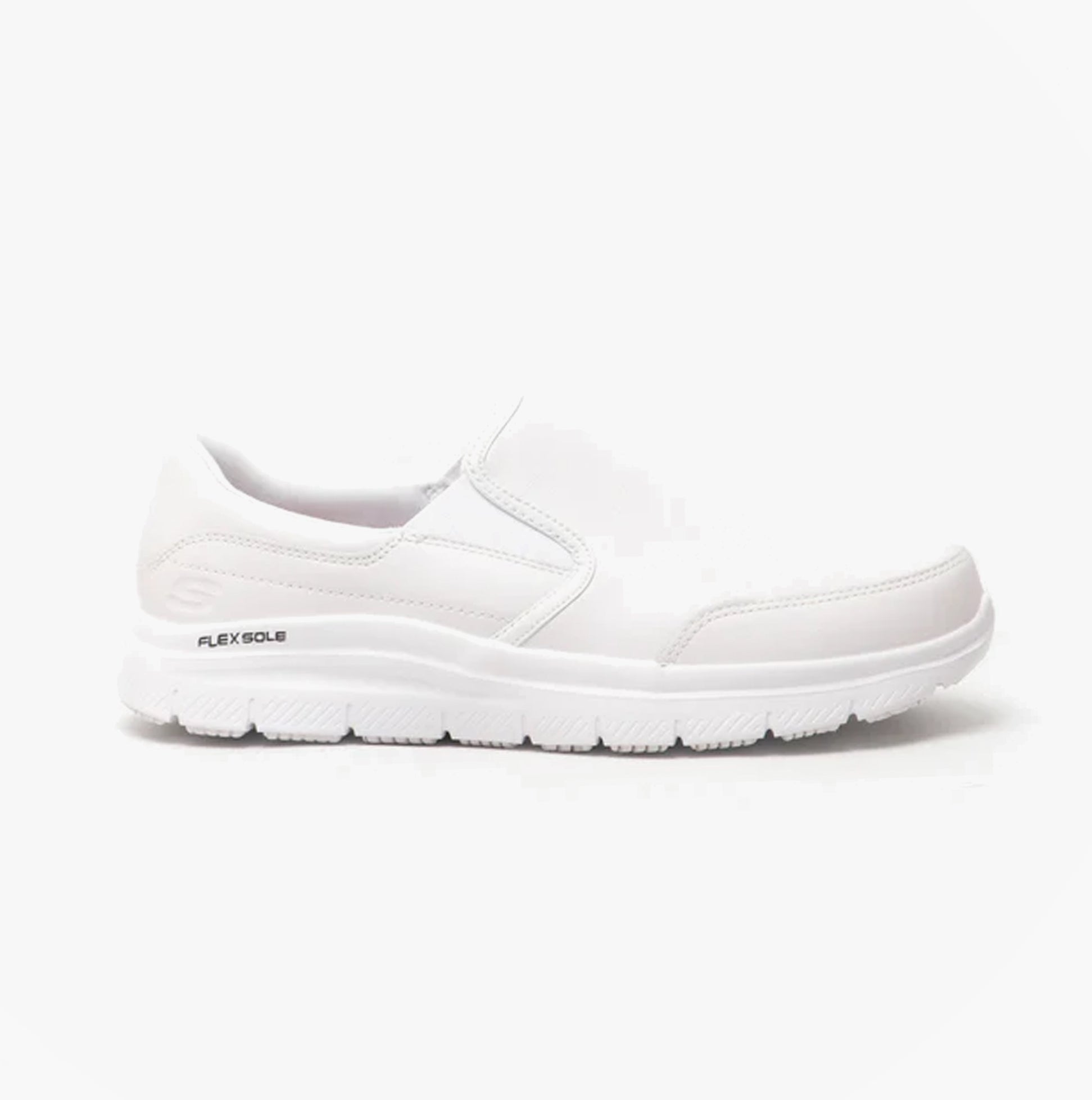 Skechers Work 77071EC FLEX ADVANTAGE- BRONWOOD SR Mens Occupational Shoes White