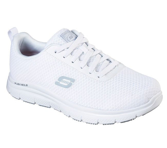 Skechers Work 77125EC/WHT FLEX Mens Trainers White