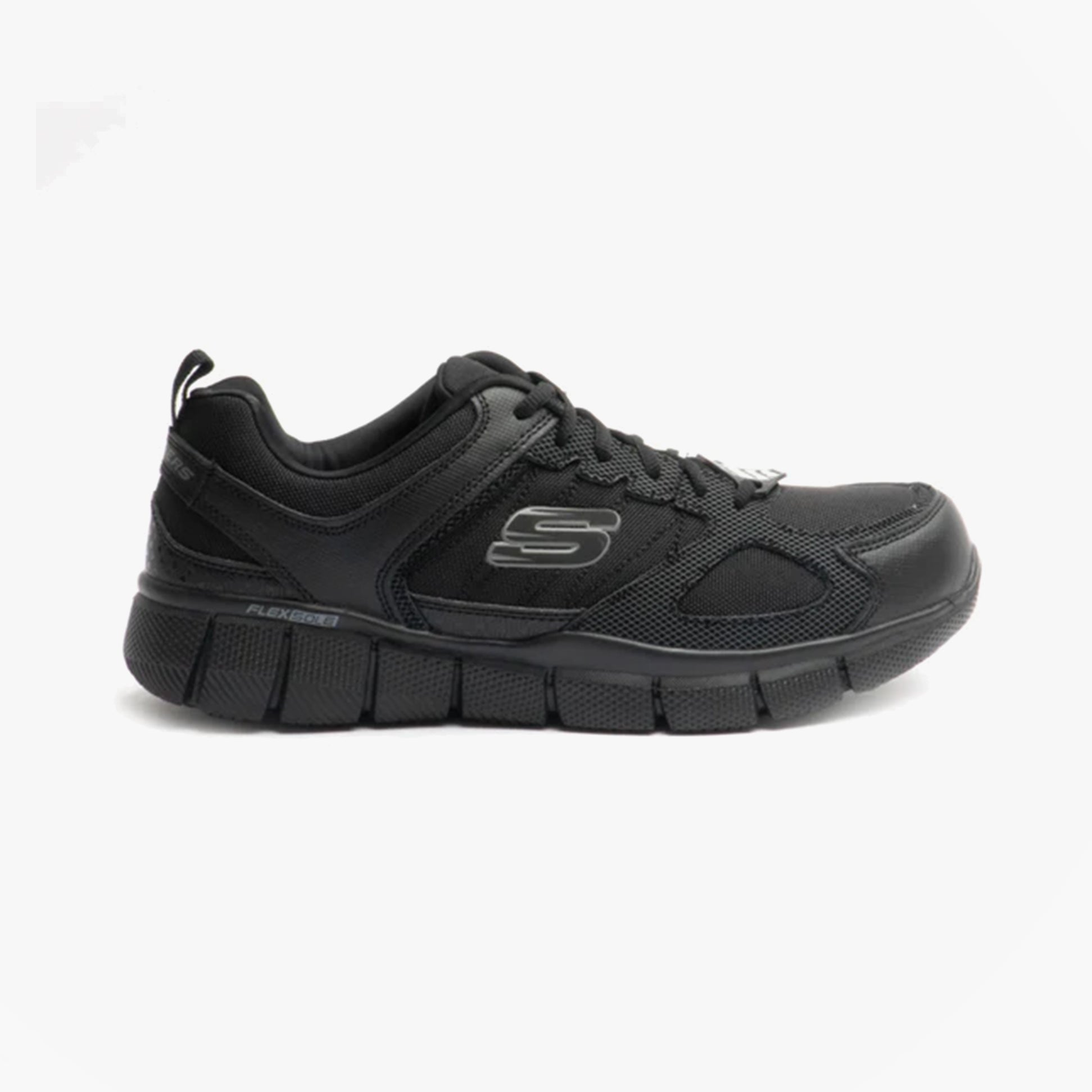 Skechers Work 77152EC TELFIN - SANPHET SR Mens Occupational Trainers Black