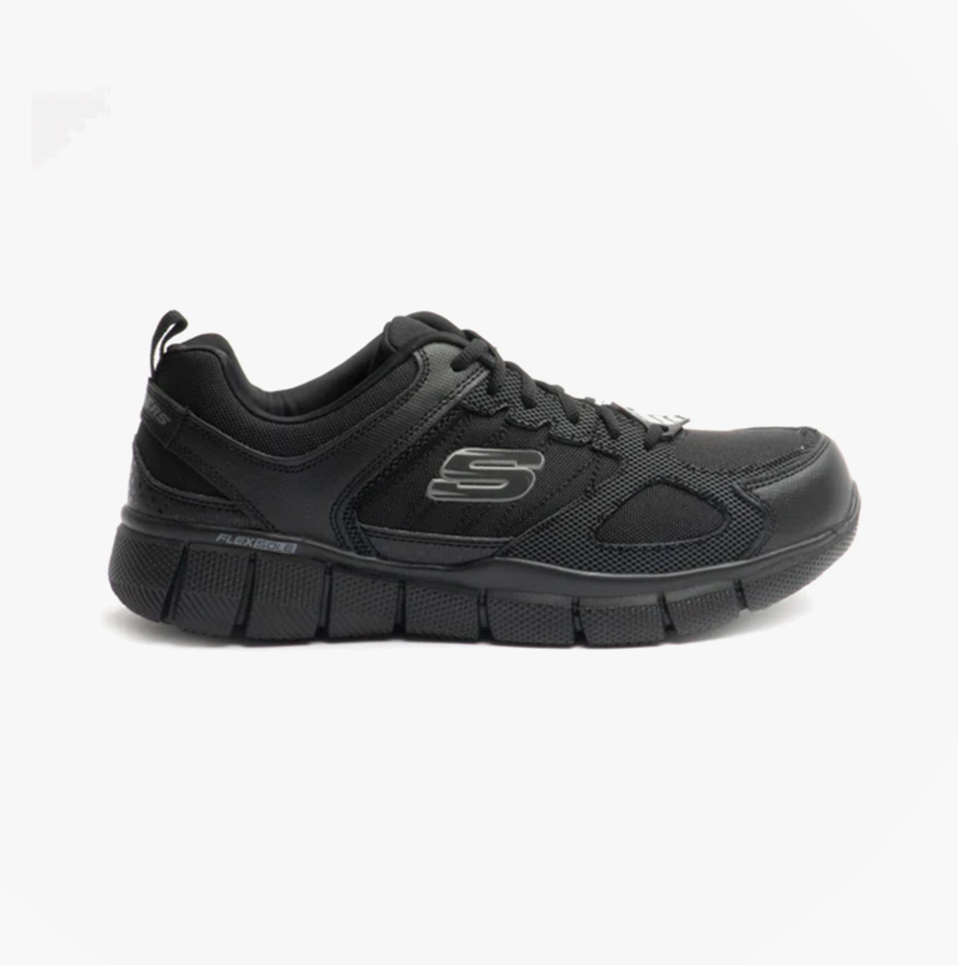 Skechers Work 77152EC TELFIN - SANPHET SR Mens Occupational Trainers Black