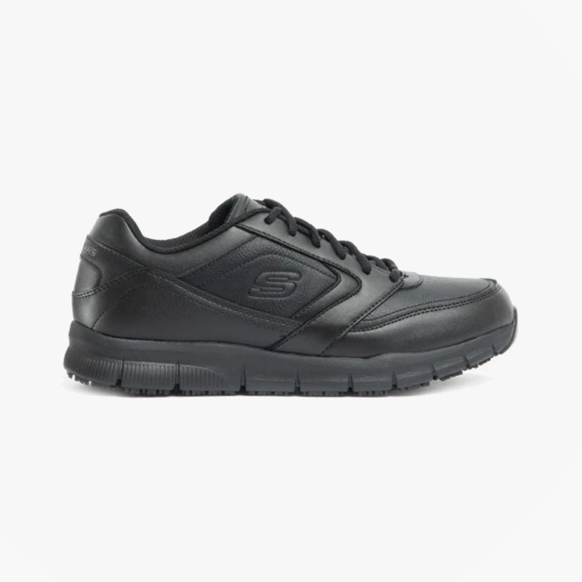 Skechers Work 77156EC NAMPA SR Mens Occupational Trainers Black