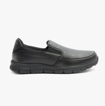 Skechers Work 77157EC NAMPA - GROTON SR Mens Occupational Trainers Black