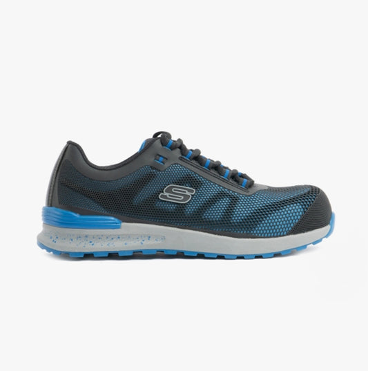 Skechers Work 77180EC/BLU BULKLIN - LYNDALE Mens Safety Trainers Blue