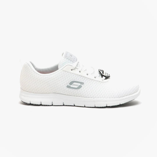 Skechers Work 77210EC GHENTER - BRONAUGH SR Womens Occupational Trainers White side view