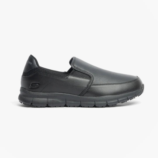 Skechers Work 77236EC Nampa Annod SR Womens Slip Resistant Work Shoes Black