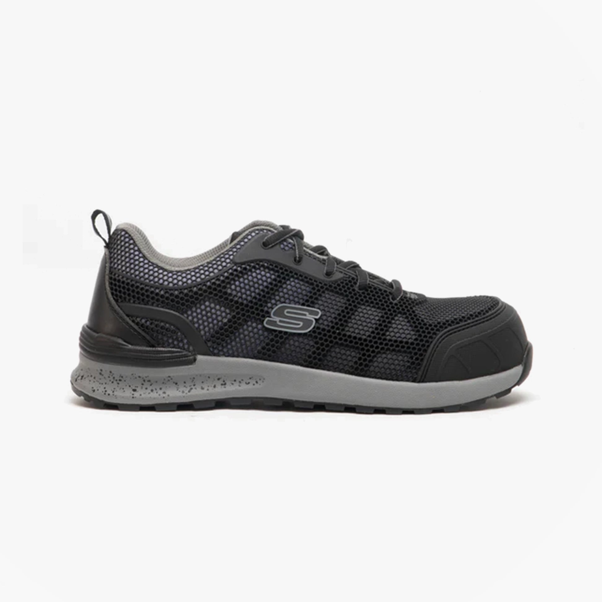 Skechers Work 77273EC BULKLIN - LYNDALE Womens Safety Trainers Black/Grey