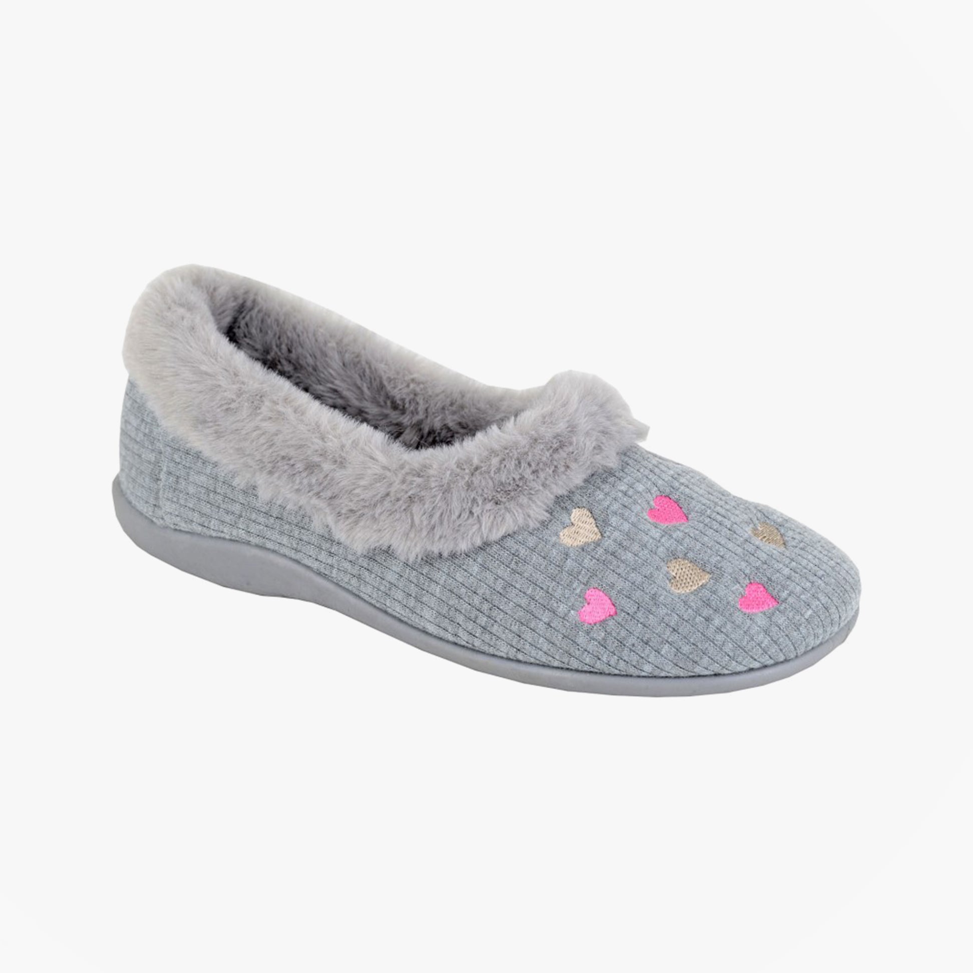 Sleepers DAISY Womens Full Slippers Slippers Grey