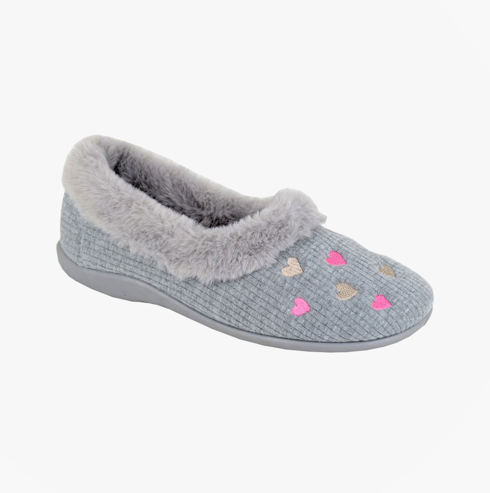 Sleepers DAISY Womens Full Slippers Slippers Grey