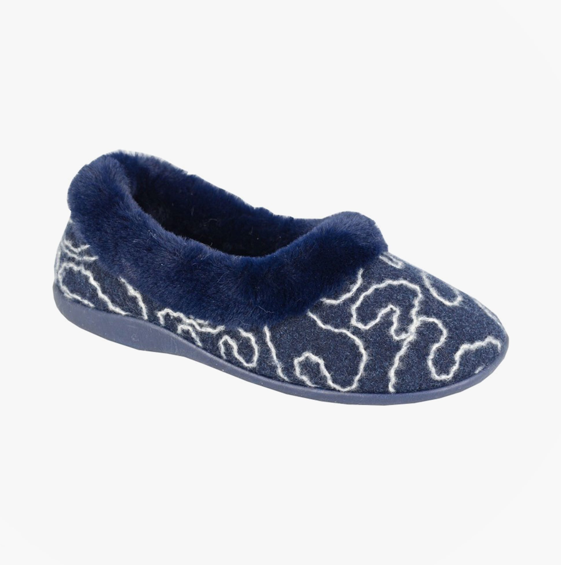 Sleepers DEETA Womens Full Slippers Slippers Navy