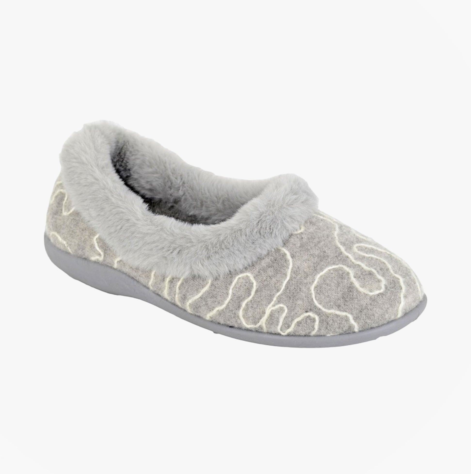 Sleepers DEETA Womens Full Slippers Slippers Grey