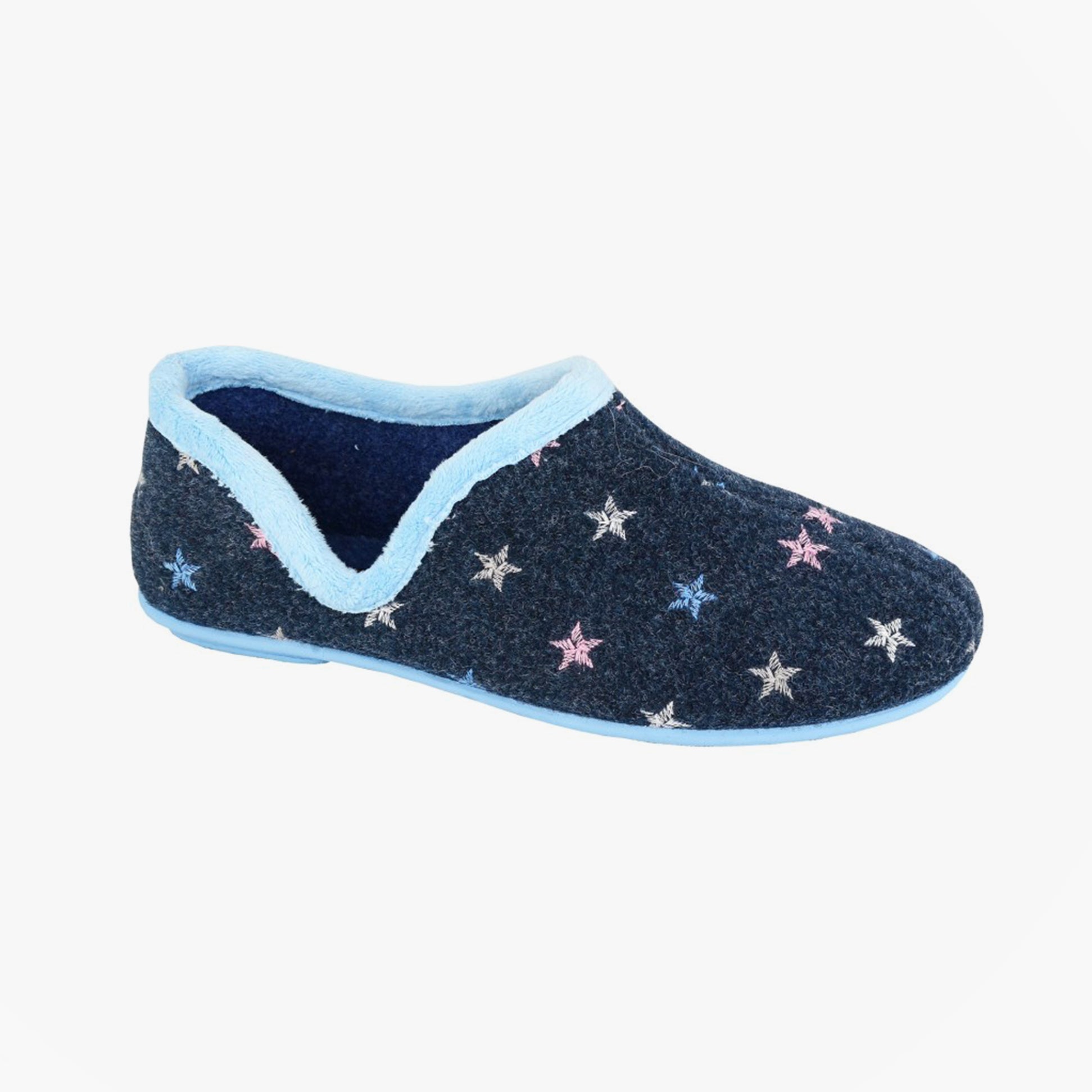 Sleepers ARIA Womens Full Slippers Slippers Navy Blue