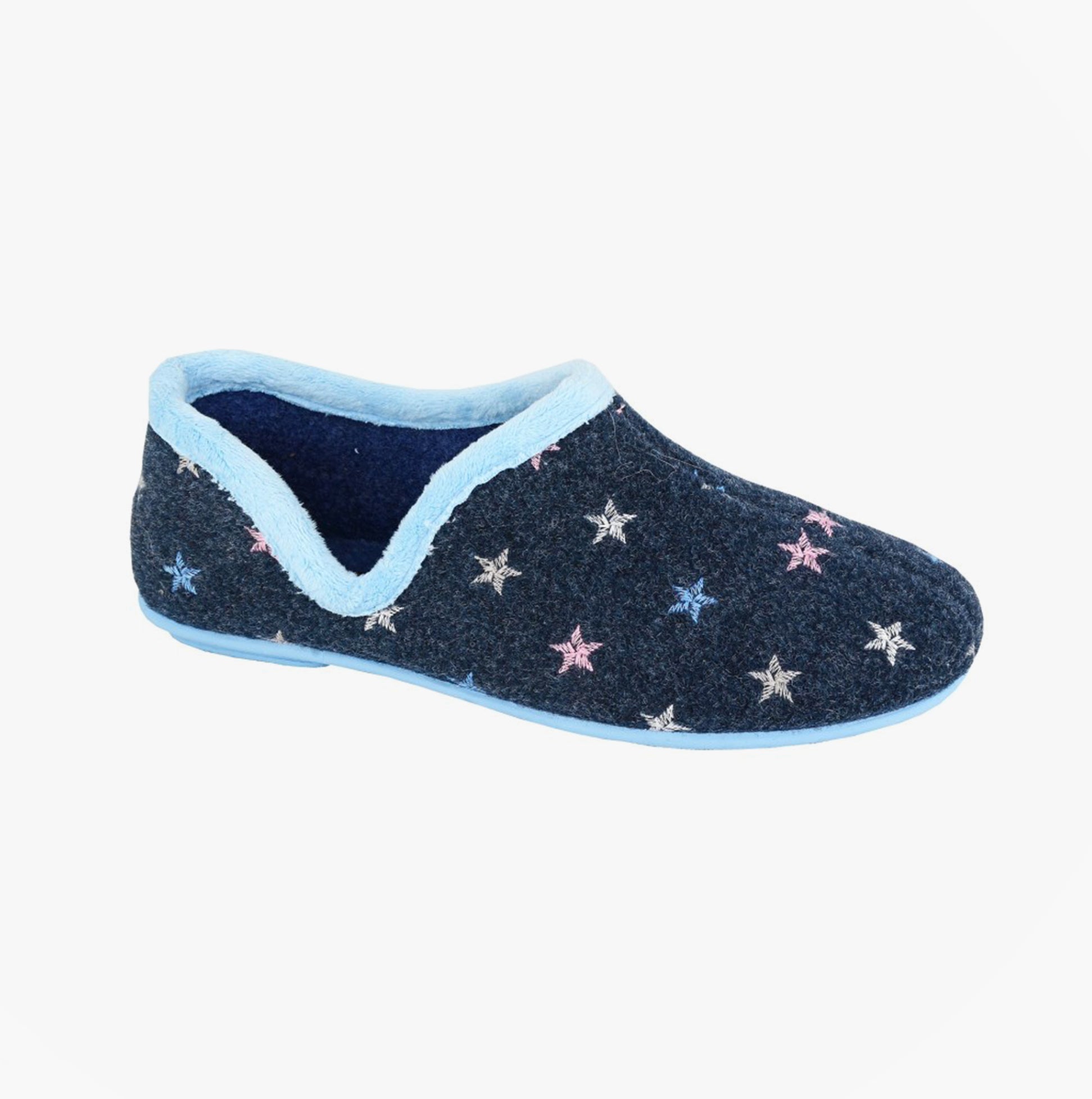 Sleepers ARIA Womens Full Slippers Slippers Navy Blue