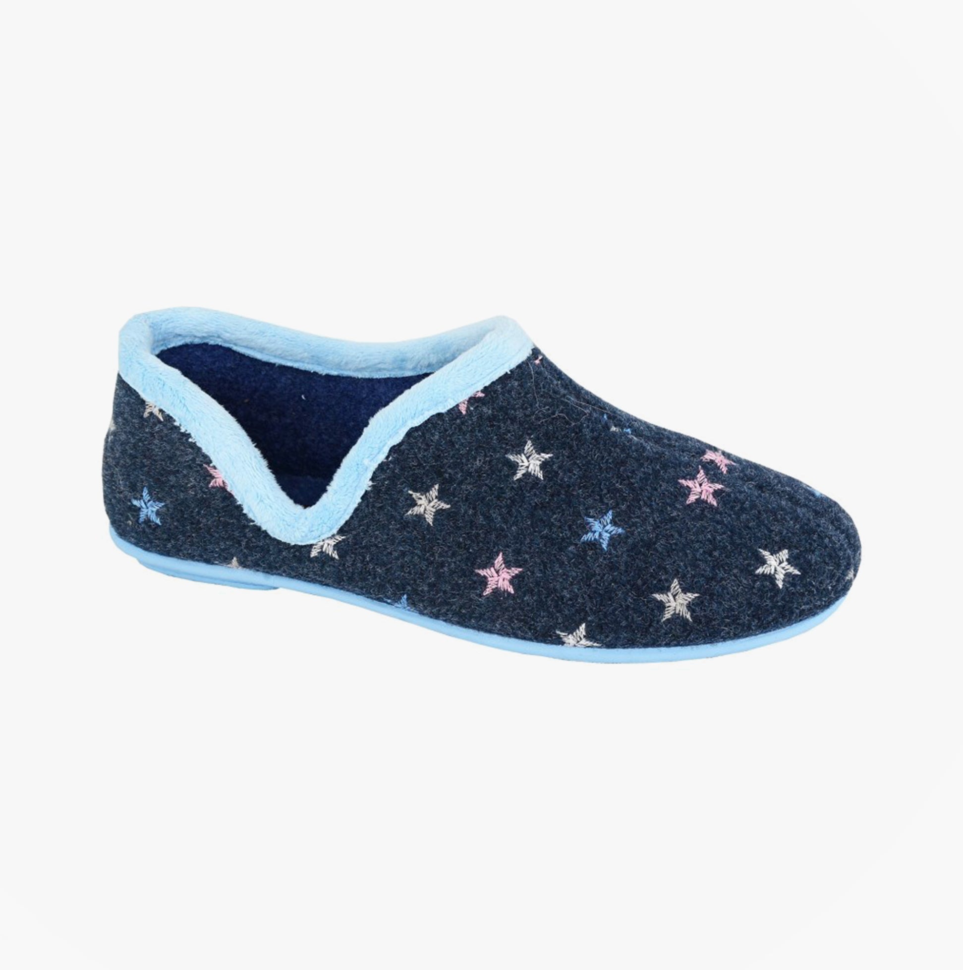 Sleepers ARIA Womens Full Slippers Slippers Navy Blue