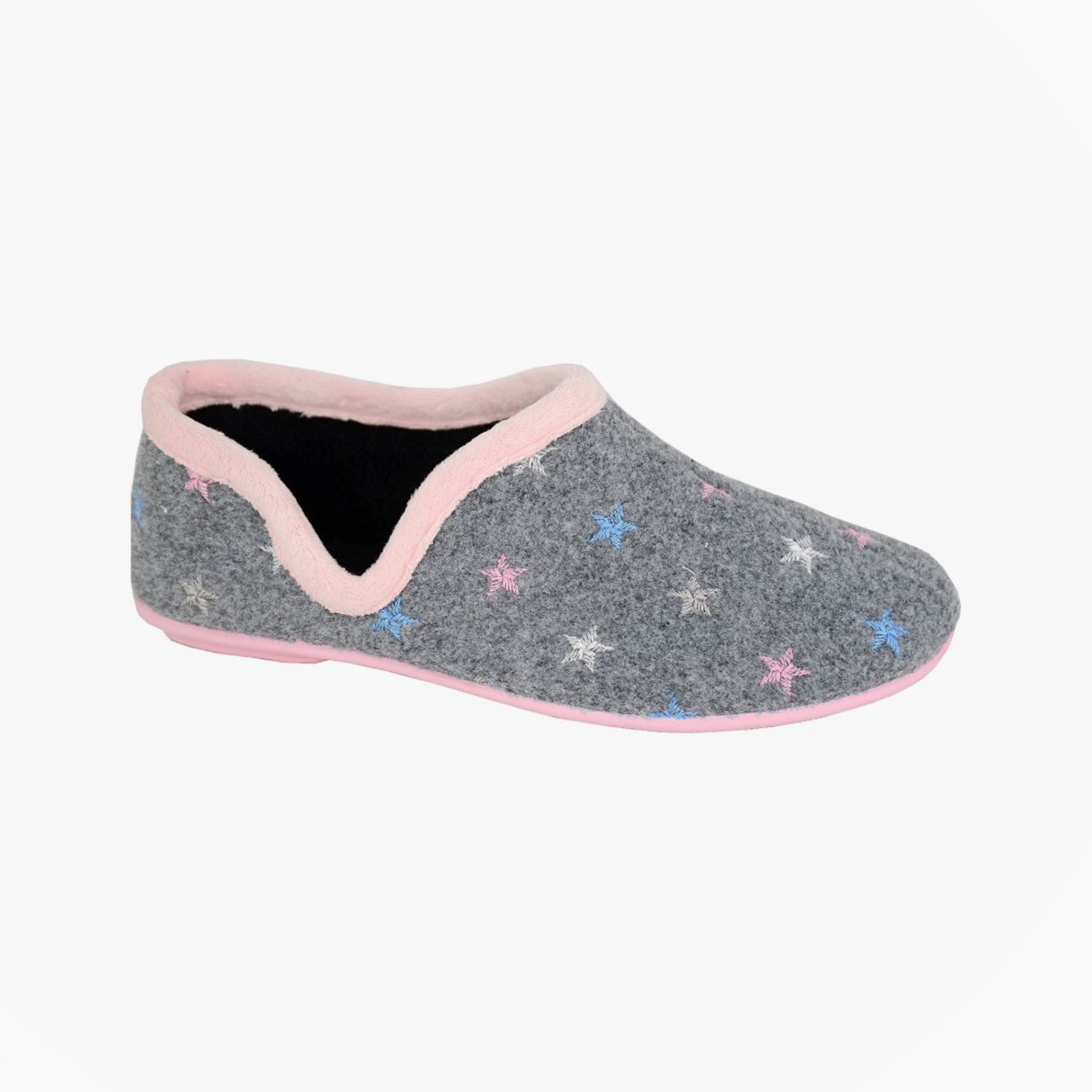 Sleepers ARIA Womens Full Slippers Slippers Grey/Pink