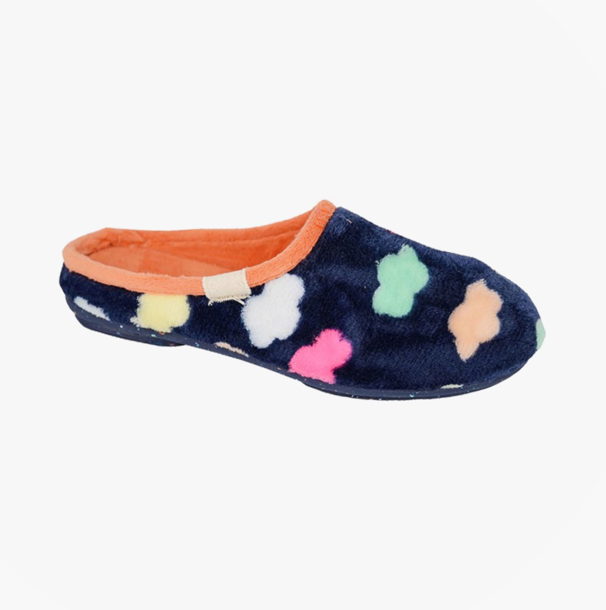 Sleepers SHEENA Womens Mules Slippers Navy Blue