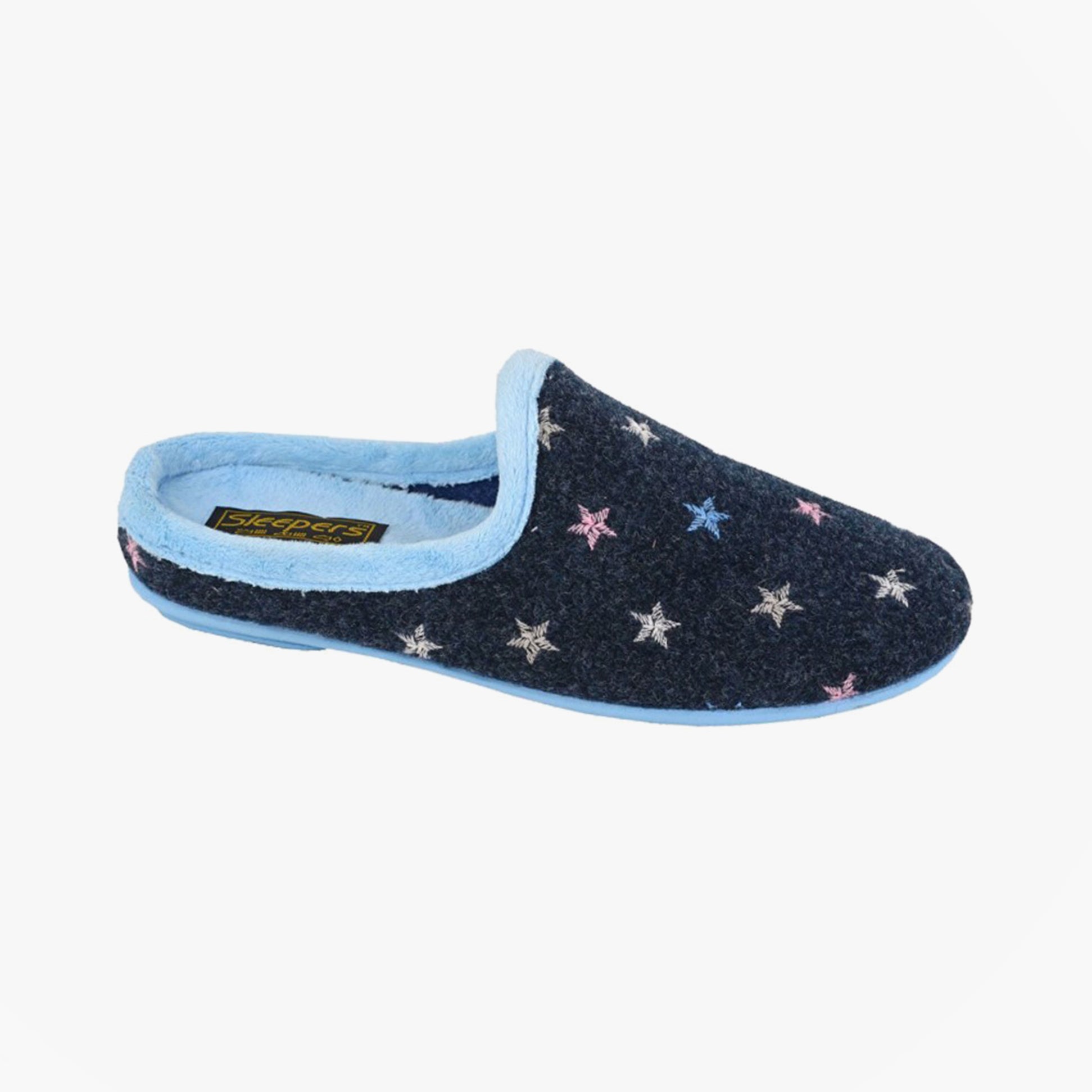 Sleepers ELLIE Womens Mules Slippers Navy Blue