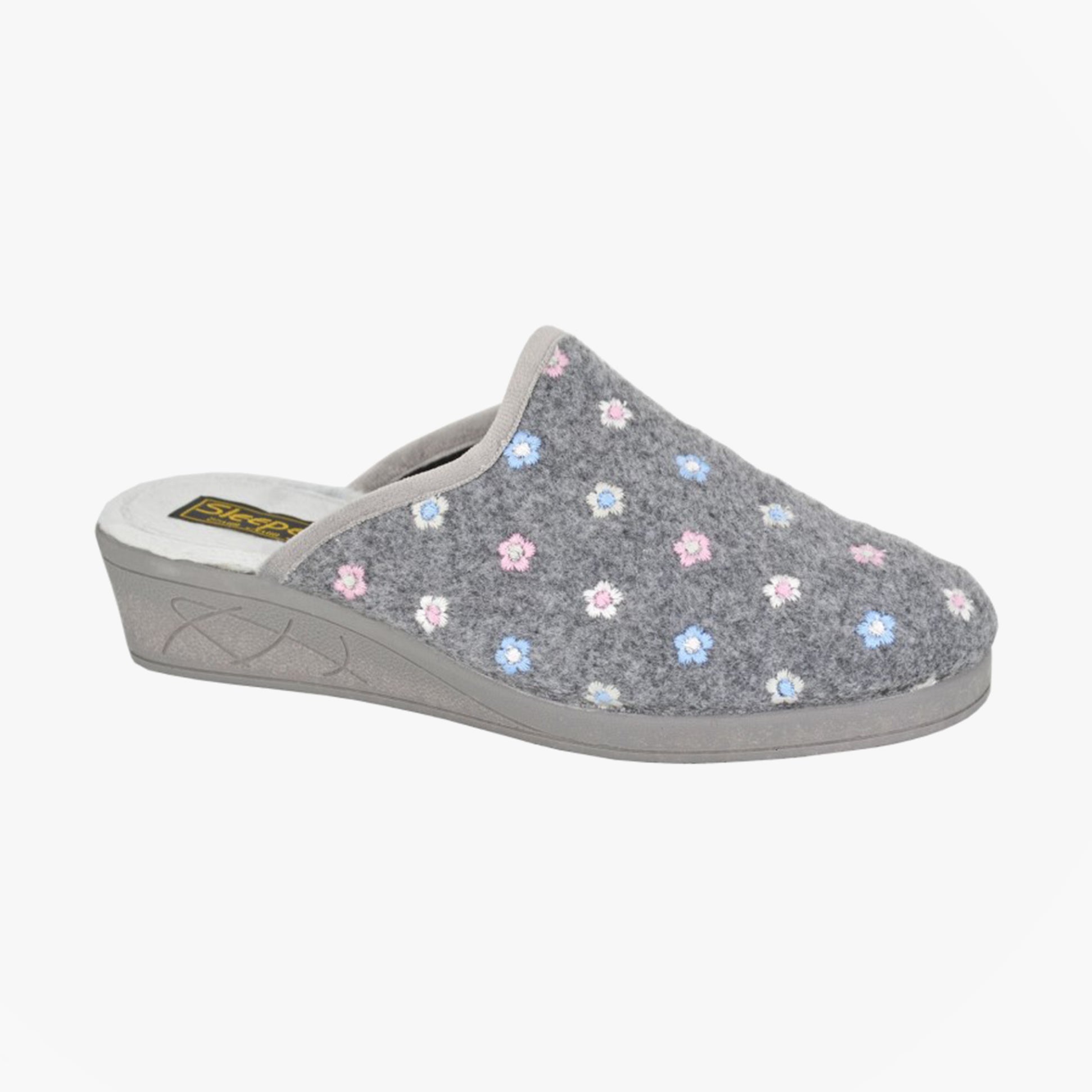 Sleepers JOSEPHINE Womens Mules Slippers Grey