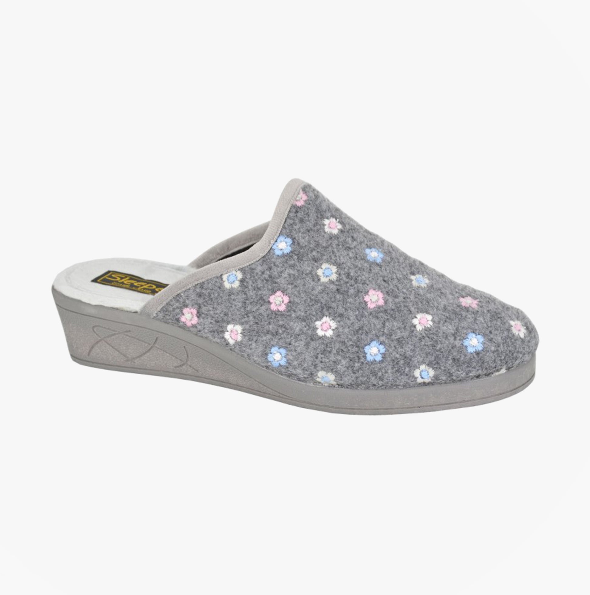 Sleepers JOSEPHINE Womens Mules Slippers Grey