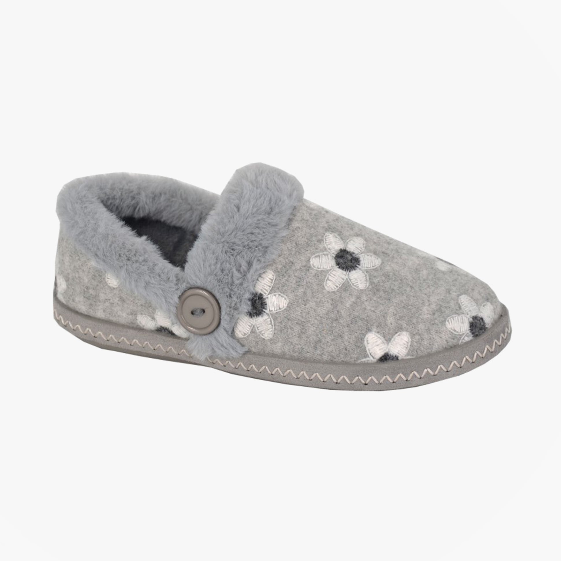 Sleepers TRINA Womens Full Slippers Slippers Grey