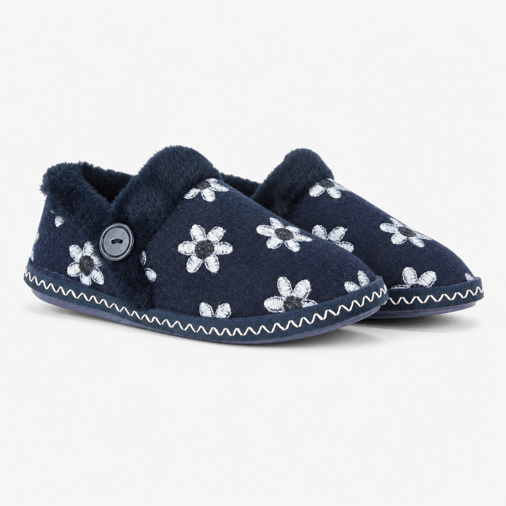 Sleepers TRINA Womens Full Slippers Navy