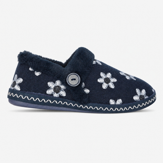 Sleepers TRINA Womens Full Slippers Navy