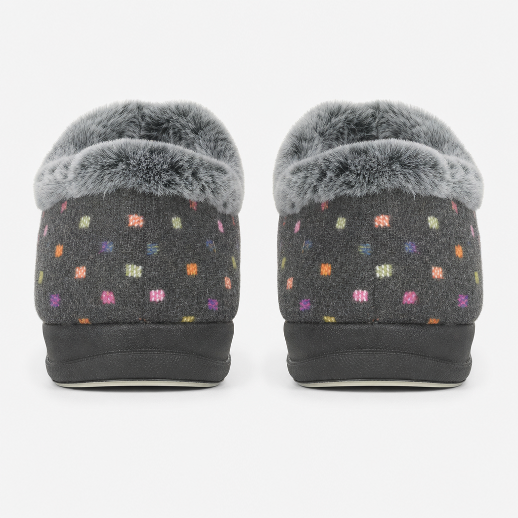 Sleepers NANCY Womens Full Slippers Grey