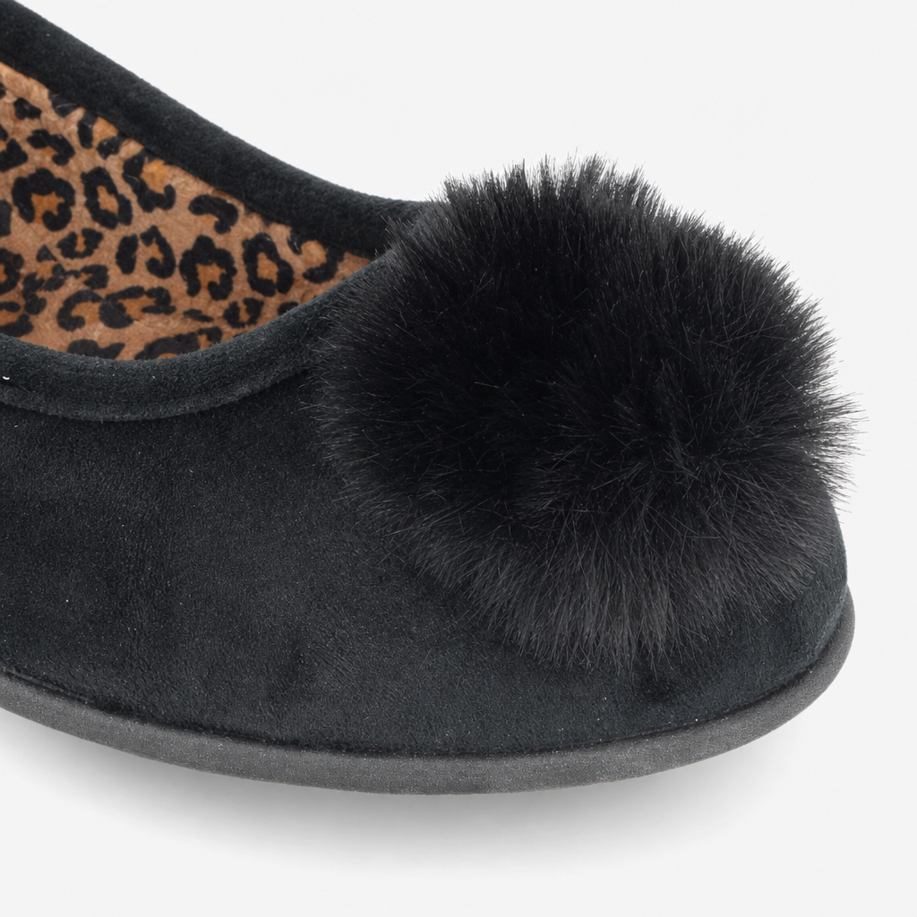 Sleepers JULIE Womens Full Slippers Black