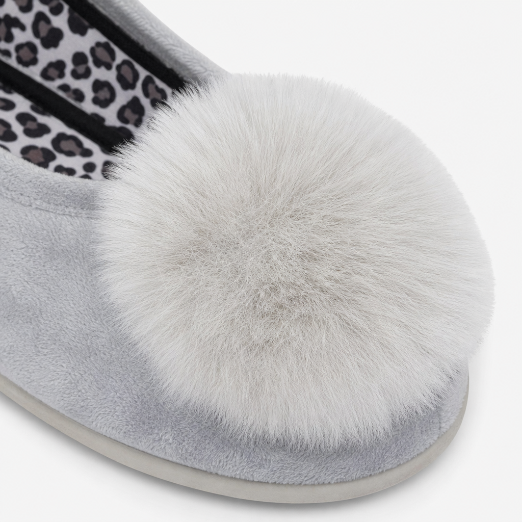 Sleepers JULIE Womens Full Slippers Grey