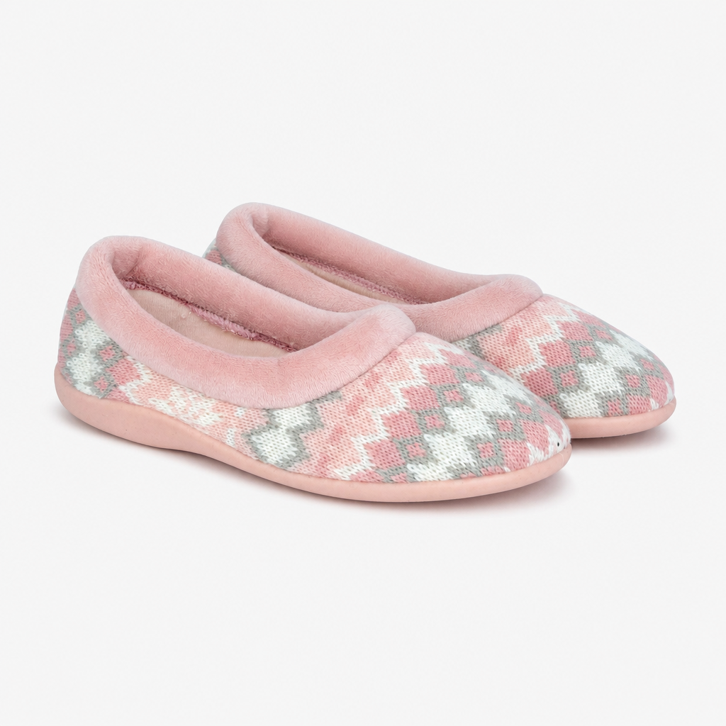 Sleepers JANINE Womens Full Slippers Pink