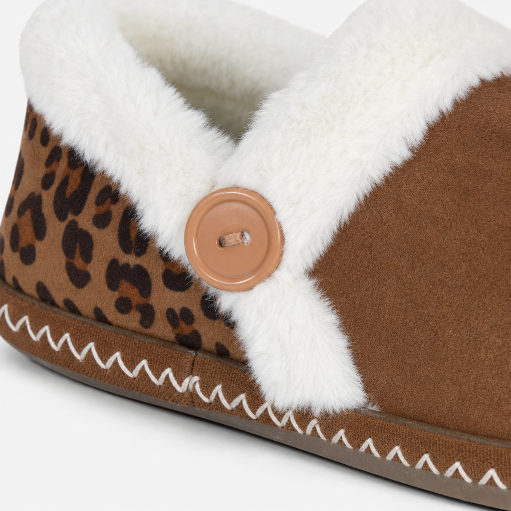 Sleepers RACHEL Womens Full Slippers Dark Tan
