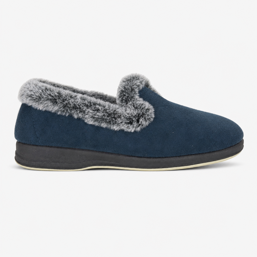 Sleepers MONICA Womens Full Slippers Navy