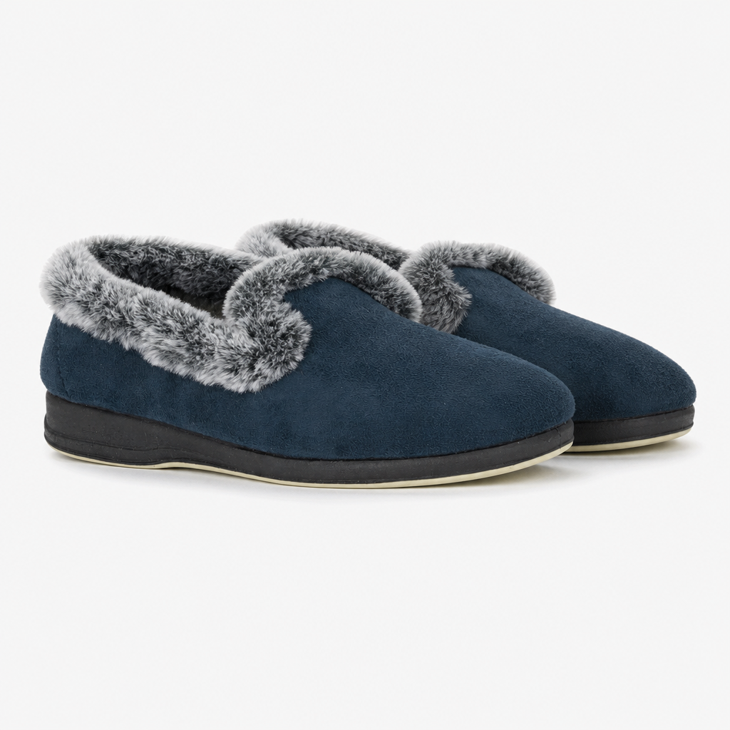 Sleepers MONICA Womens Full Slippers Navy