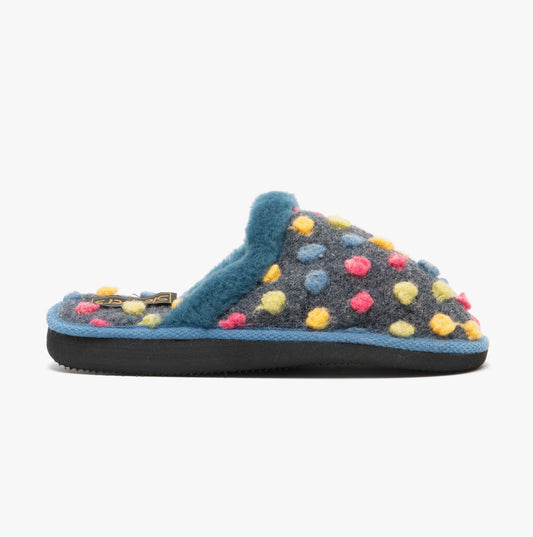 Sleepers DONNA Womens Mule Slippers Blue