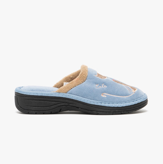 Sleepers LORNA Womens Mule Slippers Navy