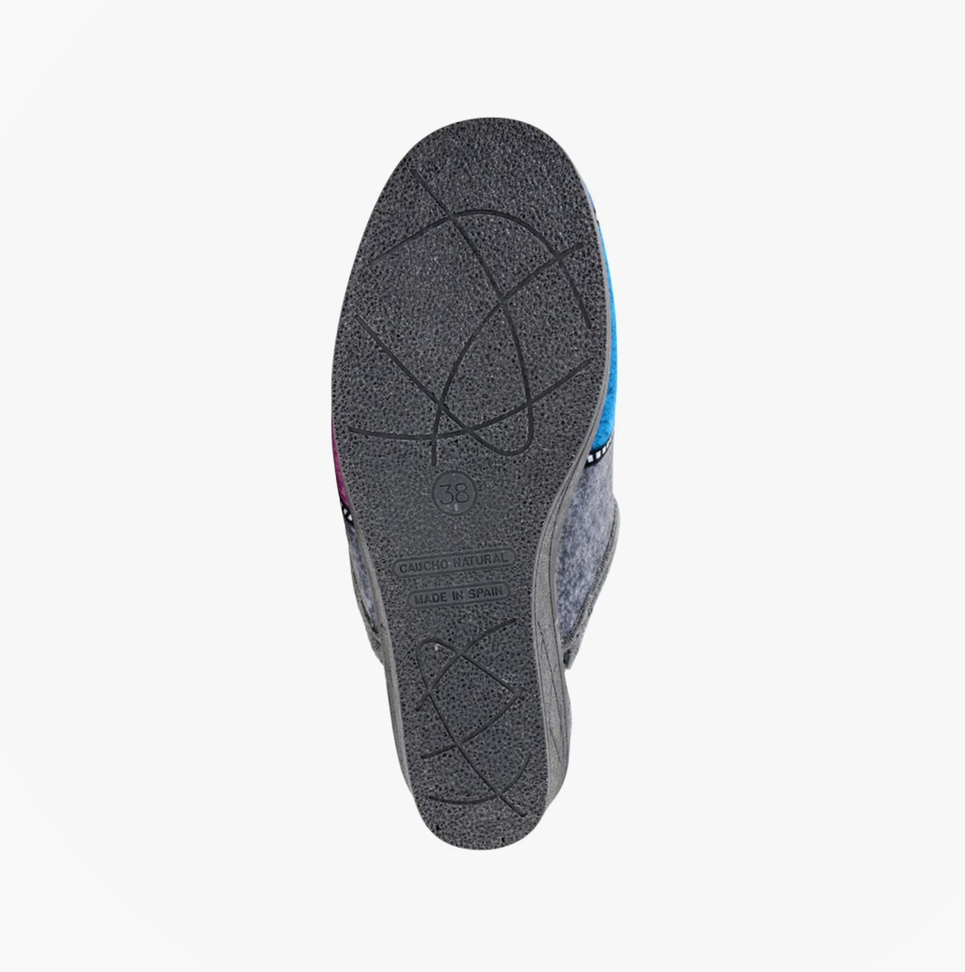 Sleepers KIMBERLY Womens Mule Slippers Grey Multi