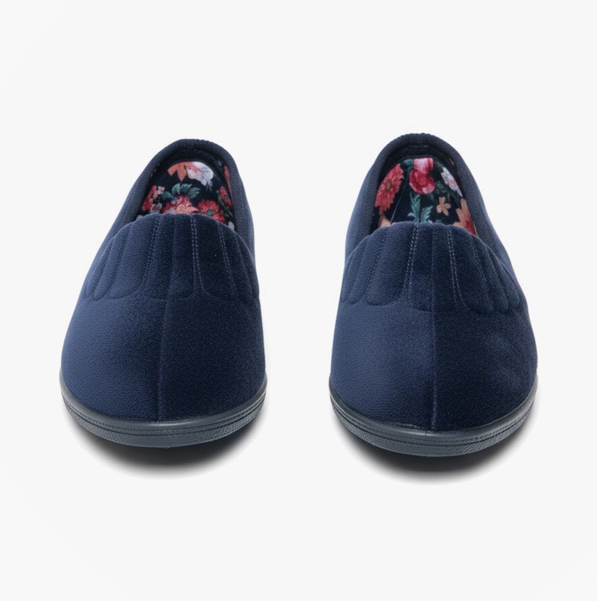 Sleepers ZARA Womens Full Slippers Navy Blue