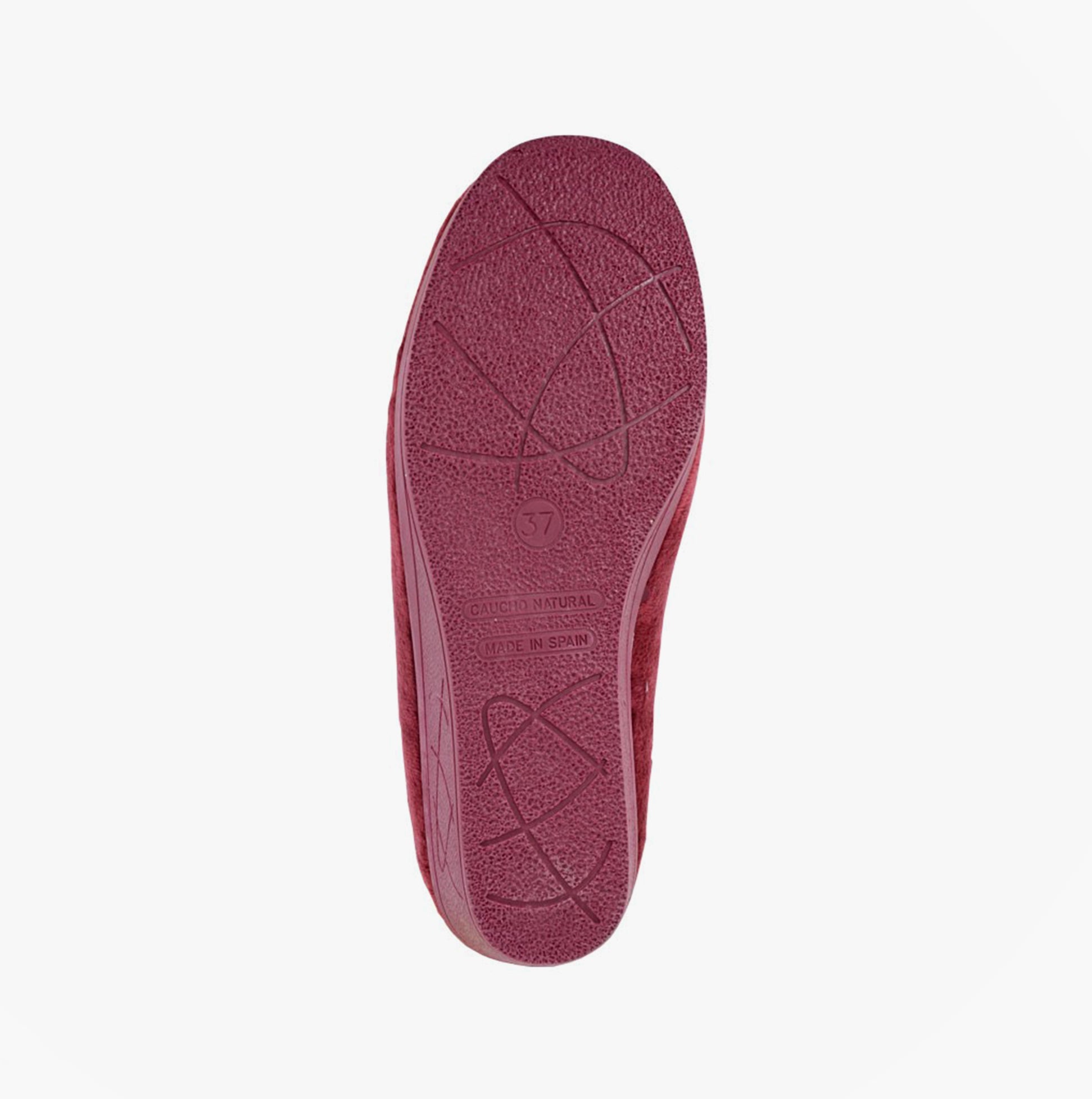 Sleepers DAWN Womens Full Slippers Slippers Burgundy/Ocelot