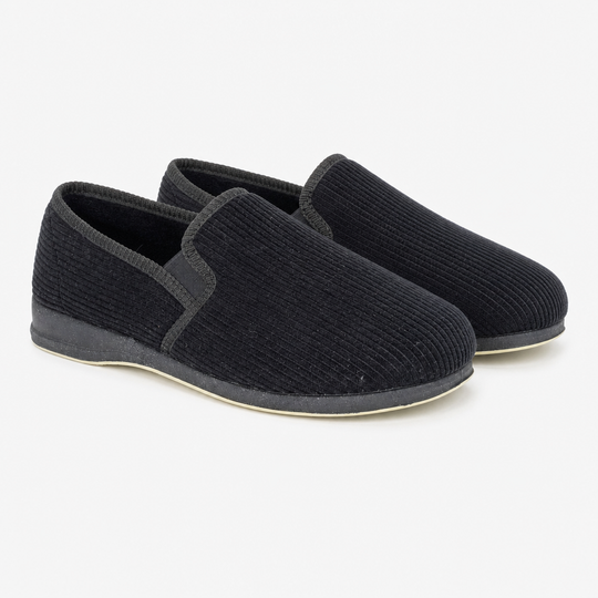 Sleepers PHIL Mens Full Slippers Black
