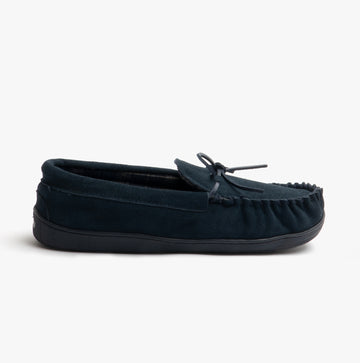 Sleepers Mens Slippers Navy Blue