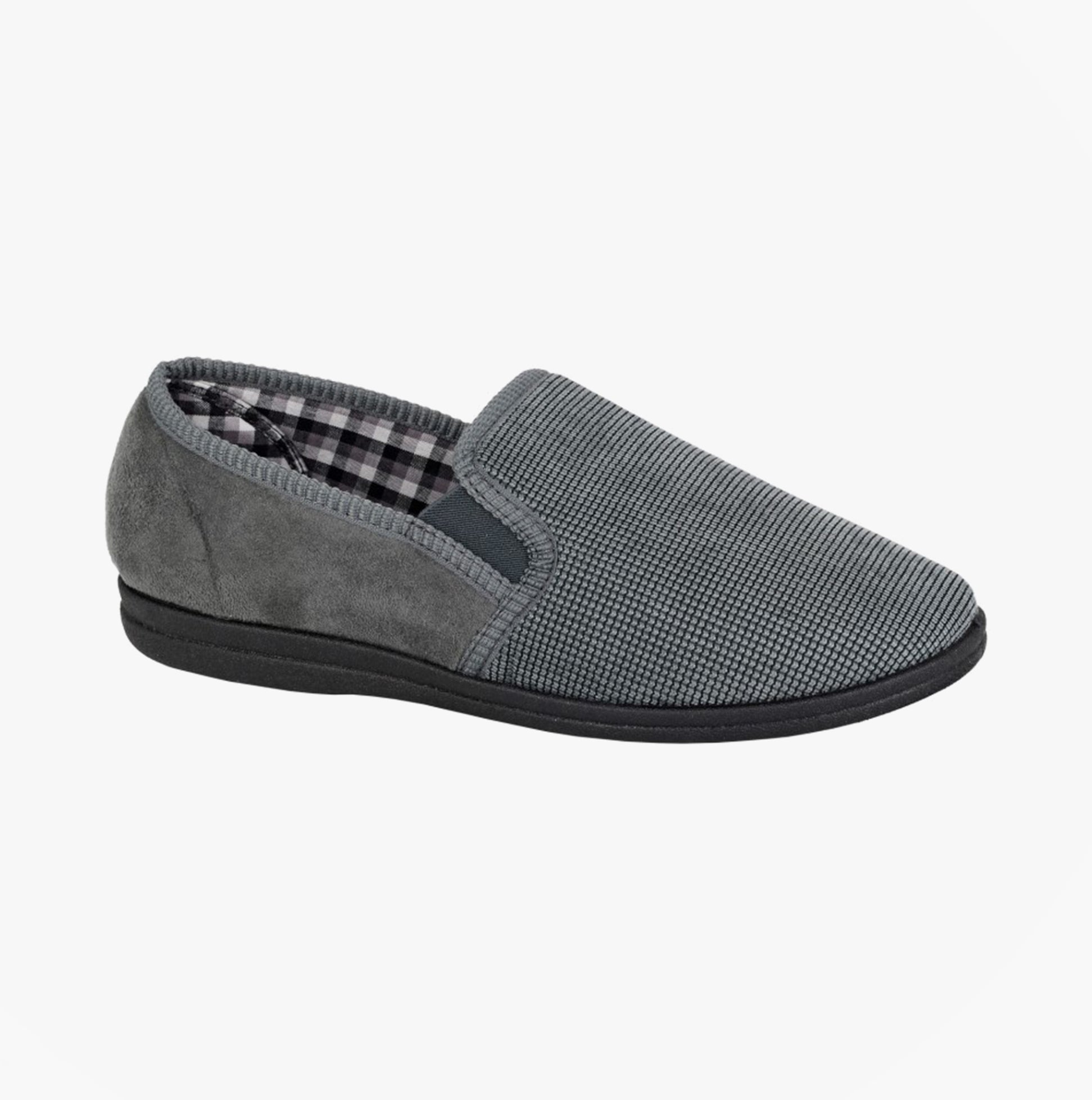 Sleepers HARRY Mens Full Slippers Slippers Grey
