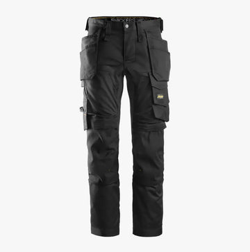 Snickers 62410404 Stretch Trousers HP Black