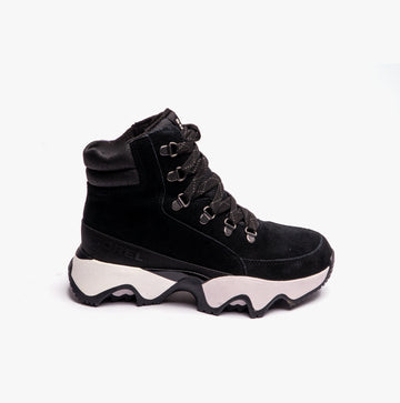 Sorel KINETIC IMPACT CONQUEST WP Womens Snow Boots Black/Sea Salt