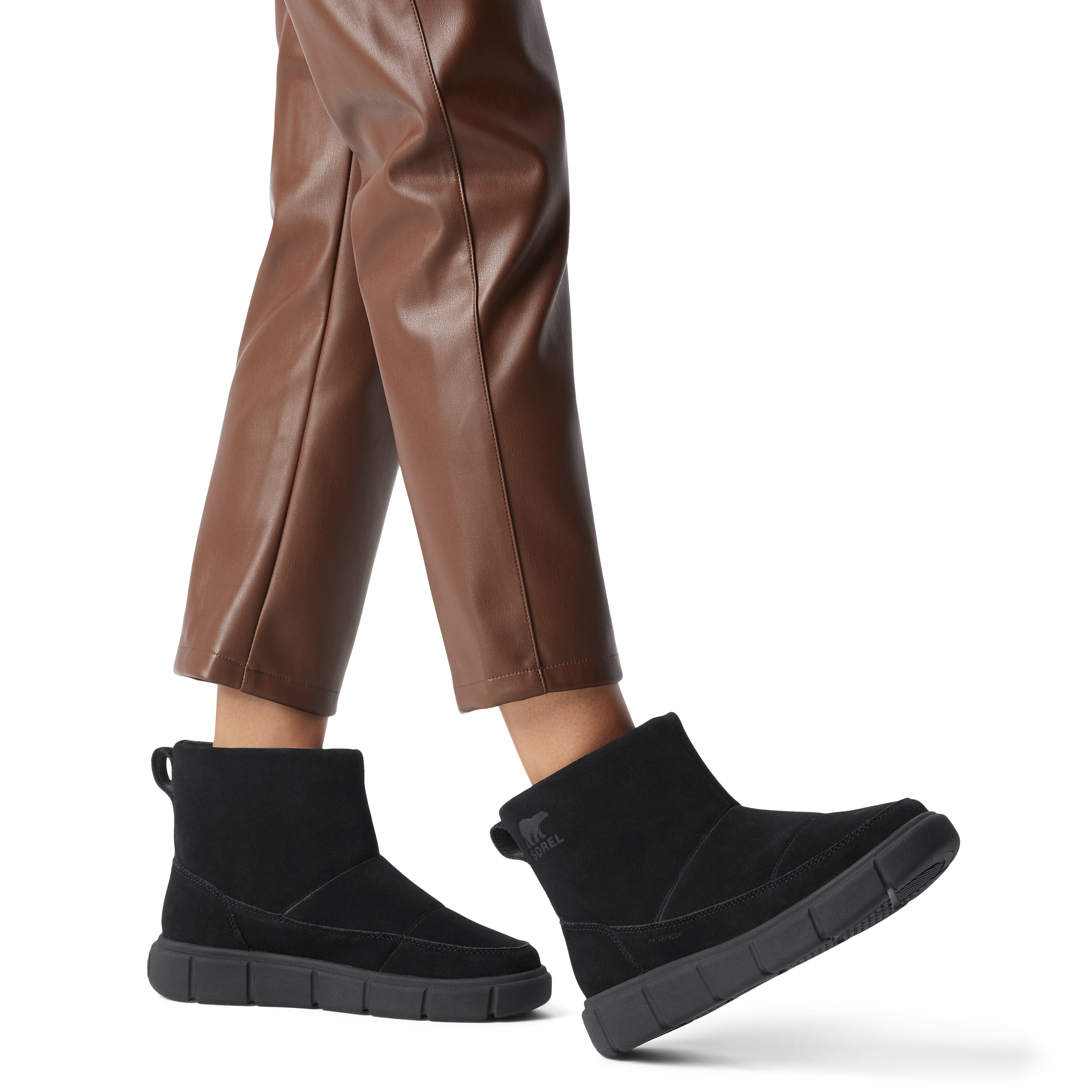 Sorel EXPLORER III SLIP-ON Womens Winter Boots Black