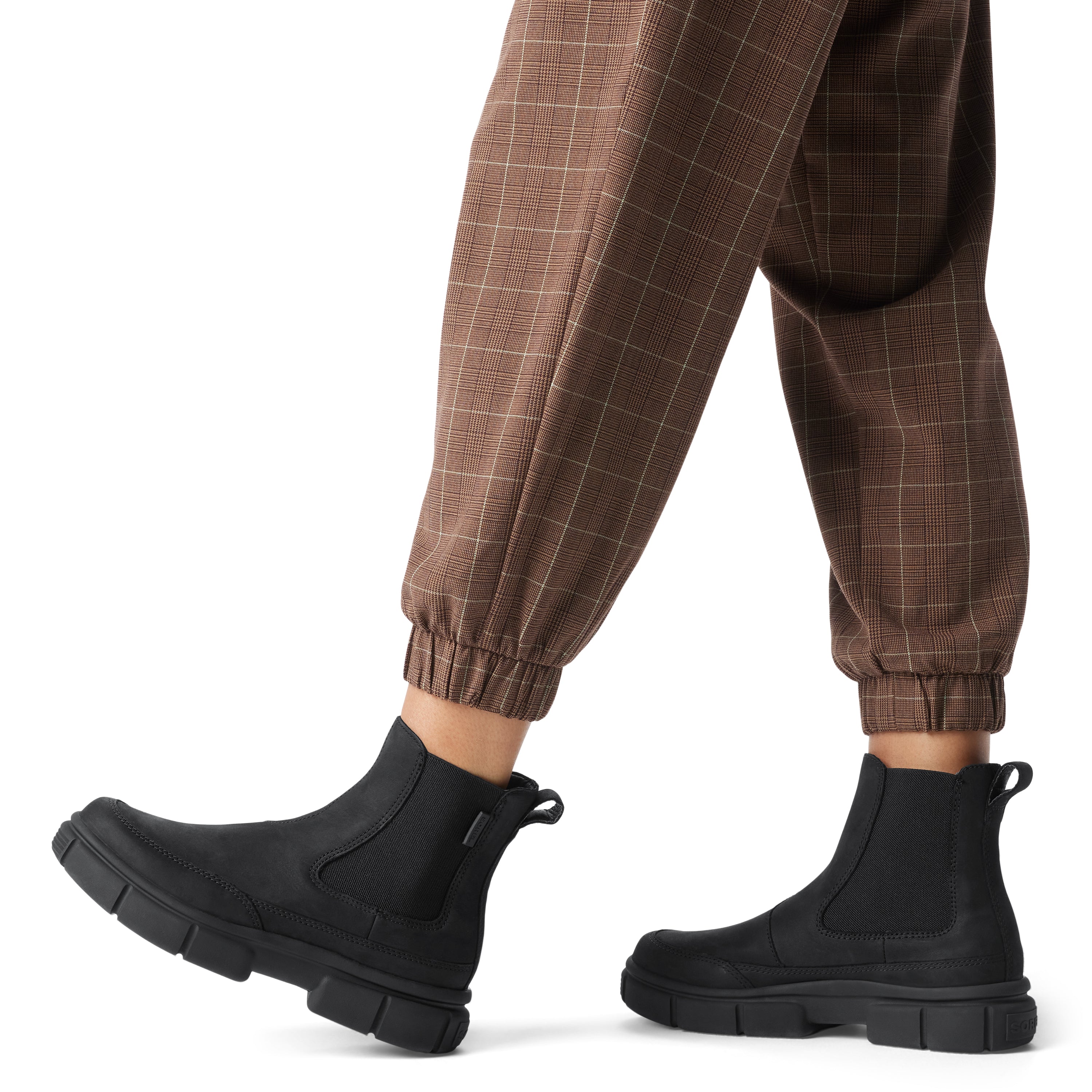 Sorel EXPLORER STRT Womens Chelsea Boots Black