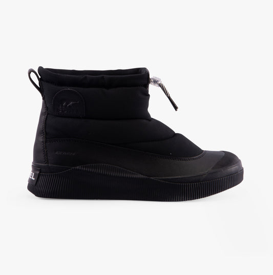Sorel OUT N ABOUT IV PUFFY Womens Winter Boots Black