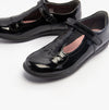 Start-Rite POPPY Girls Patent School Shoes Black