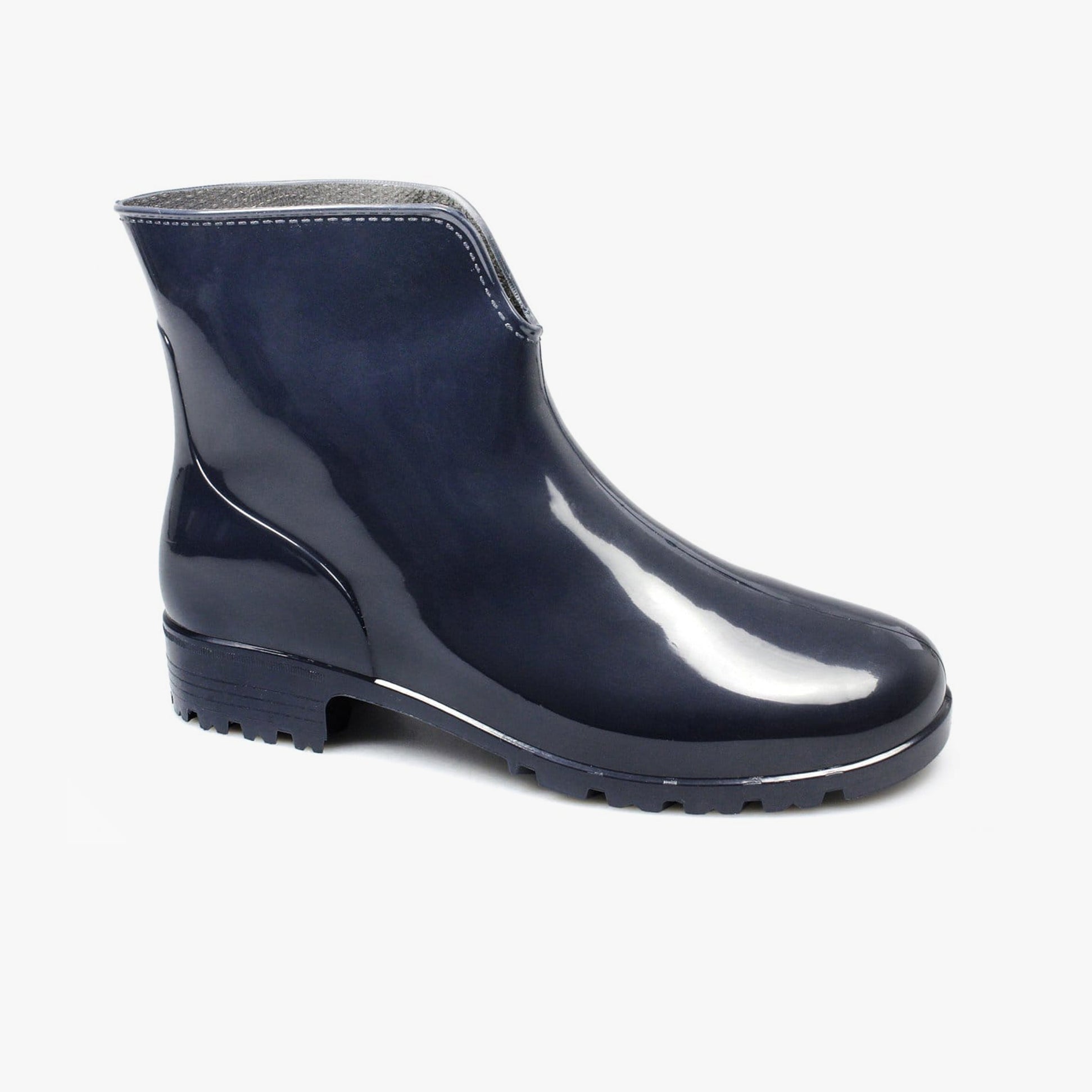 Stormwells VIVENNE Womens Ankle Wellington Boots Navy