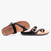 Strive NUSA Womens Strappy Sandals Black Velour