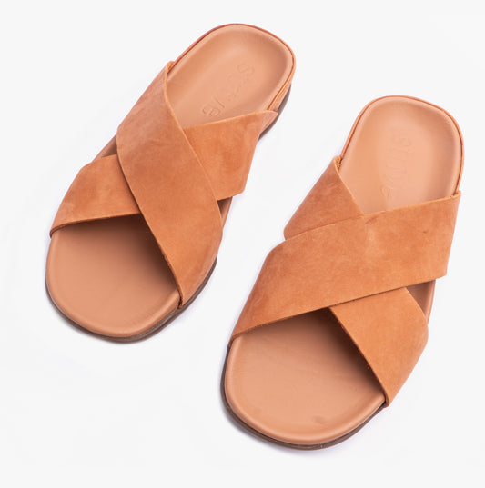 Strive PALMA Womens Crossover Sandals Tan